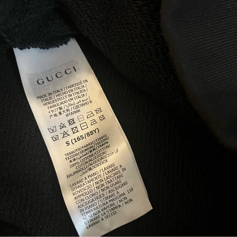 GUCCI SS21 BLIND FOR LOVE Printing Striped Pullover Hoodie